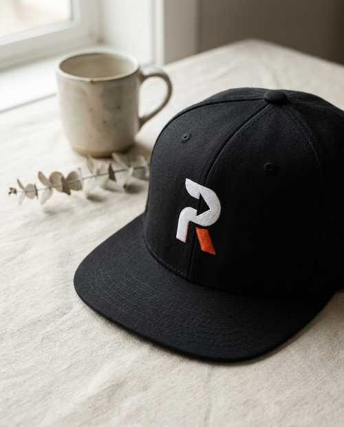 RESPAWN snapback — premium flat-lay